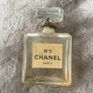 Vintage Chanel No. 5 perfume bottle